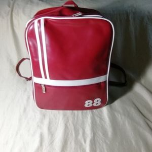 Red backpack